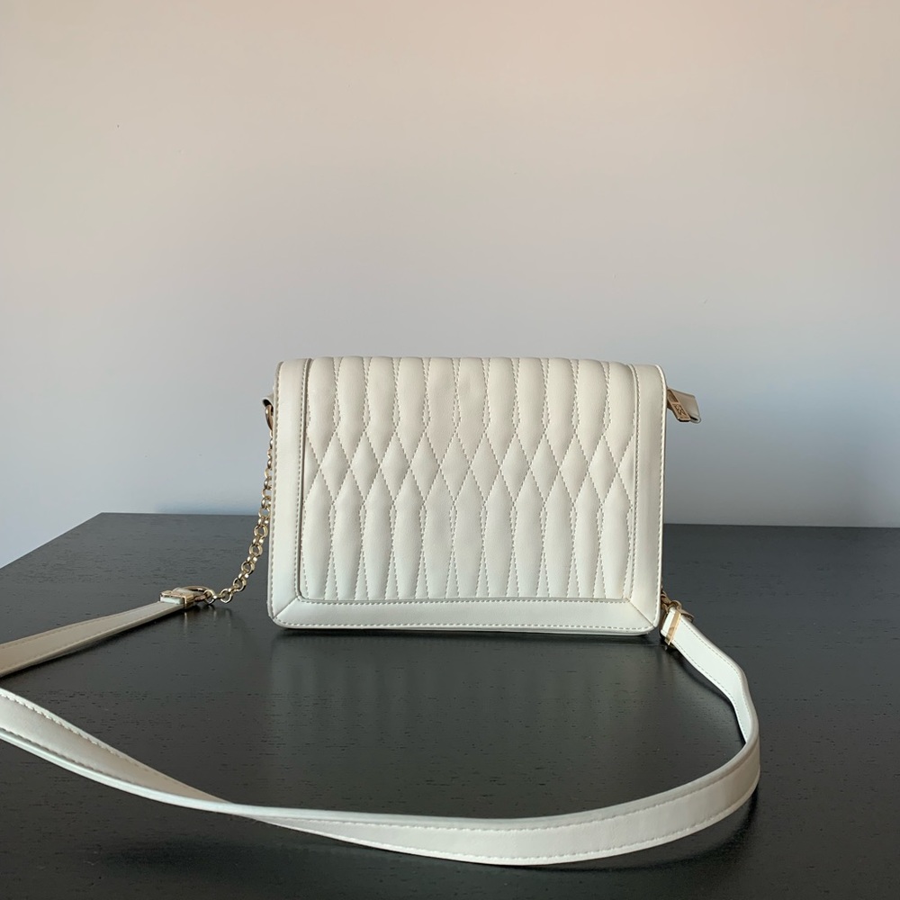 Karla Hanson Cream Crossbody Purse